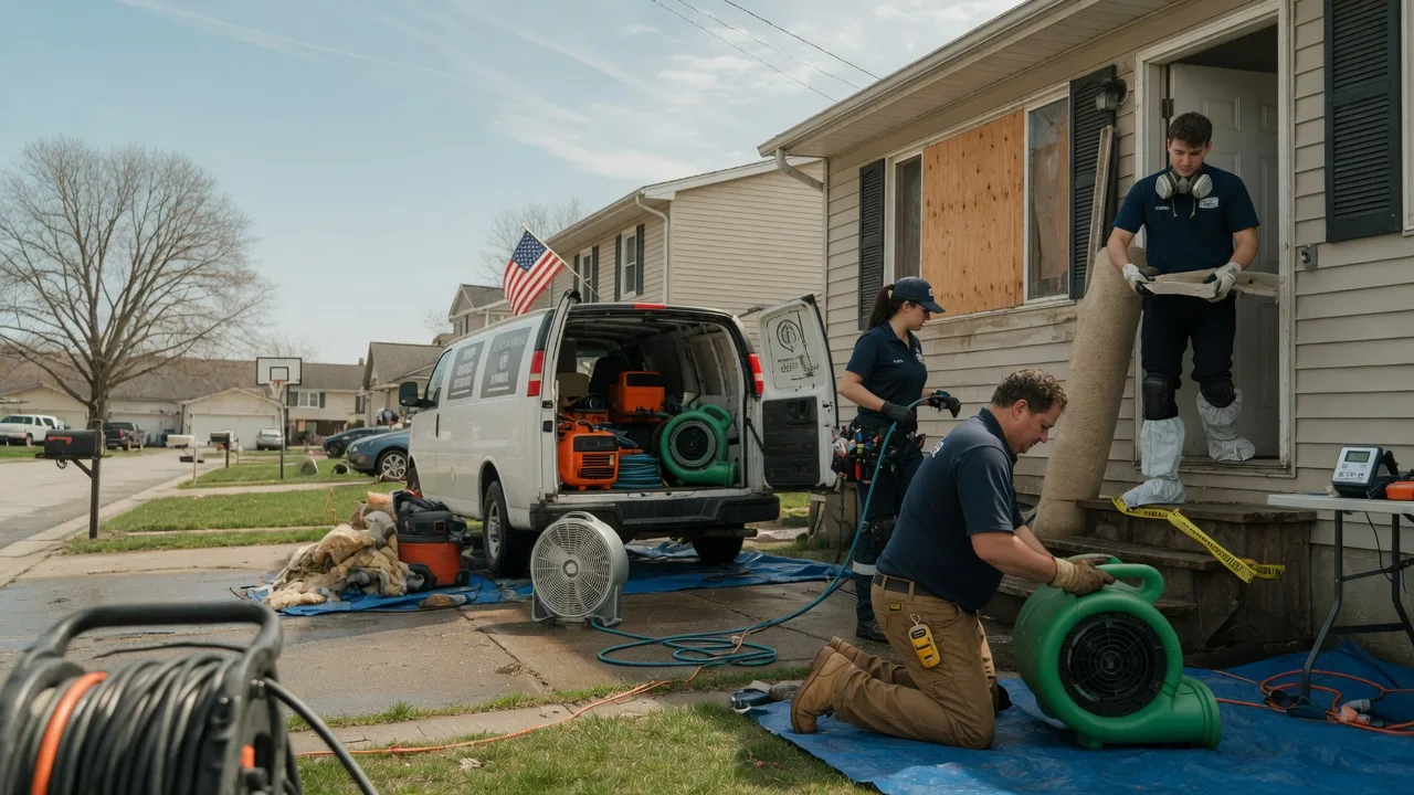 Water Damage Restoration in Glenford, OH near me